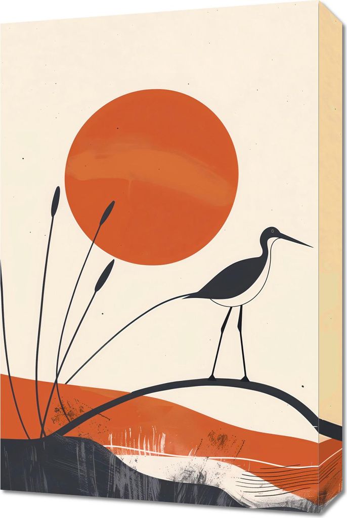 Bild 40x60cm Wärme der Sonnenuntergänge