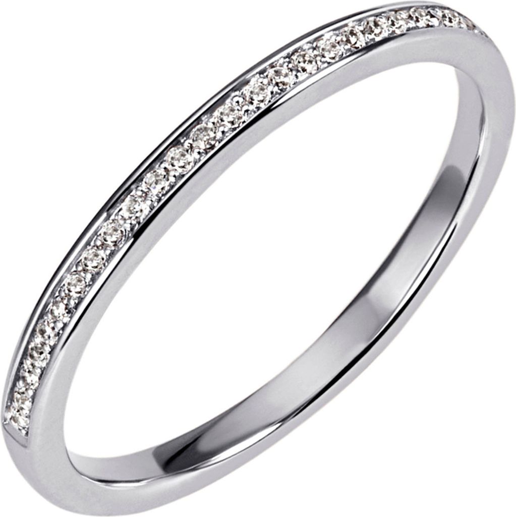 Gr. 58 Damen Ring 585 Gold Weißgold 29 Diamanten Brillanten Produktbild 