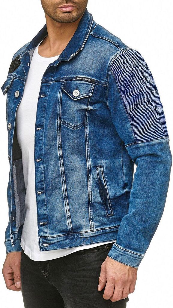 Red Bridge Herren Jeansjacke Übergangsjacke RBC Blue Denim Blau
