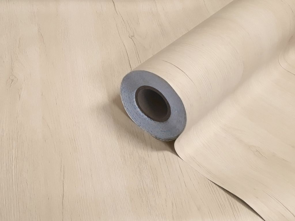 Selbstklebende Holzfolie WEISSE KIEFER - Klebefolie Möbelfolie Dekofolie - Türfolie Küchenfolie Schrankfolie Tischfolie | 90 cm × 210 cm