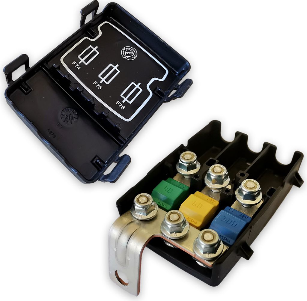 Sicherungshalter | 3-fach MidiVAL Verteiler | 32V | Links Produktbild 