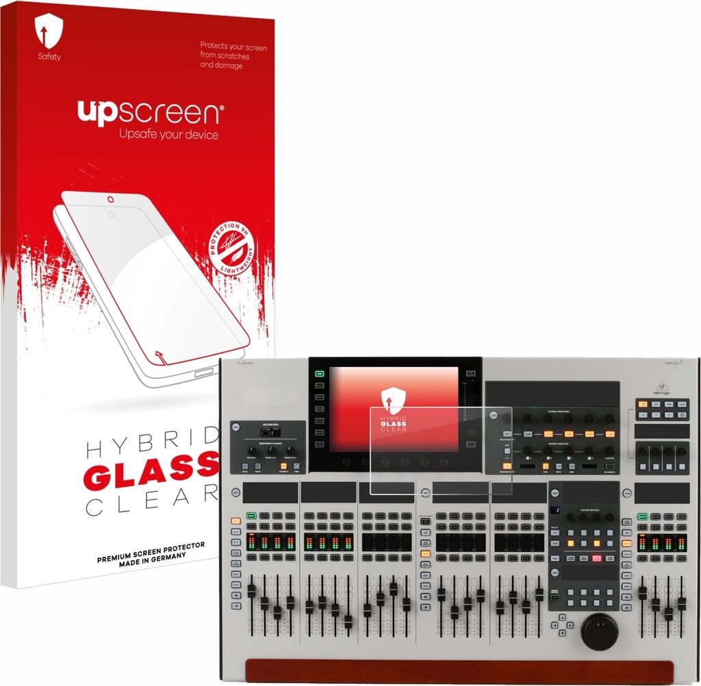 upscreen Schutzglas für Behringer Wing Schutzfolie Panzer Folie Glas Display Schutz klar