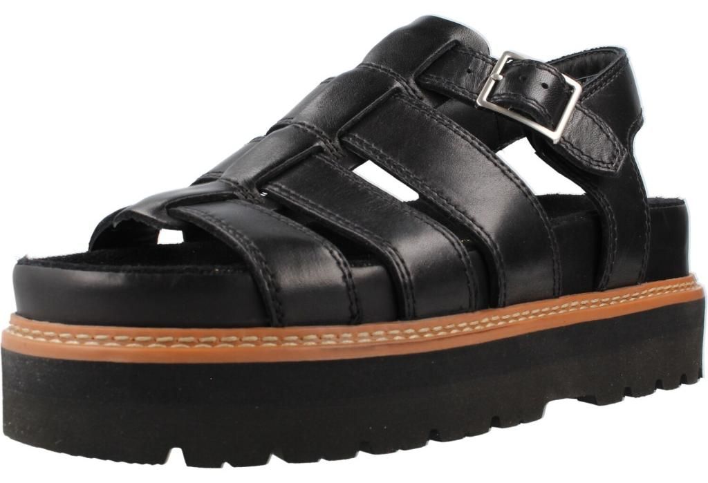 Sandali Del Marchio Clarks Del Modello Orianna Twist Nero Immagine del prodotto 