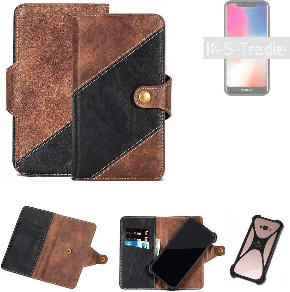 K-S-Trade Handyhülle Schutzhülle Bookstyle Case kompatibel mit Huawei Nova 4 Klapphülle Cover Hülle Schutztasche 1x