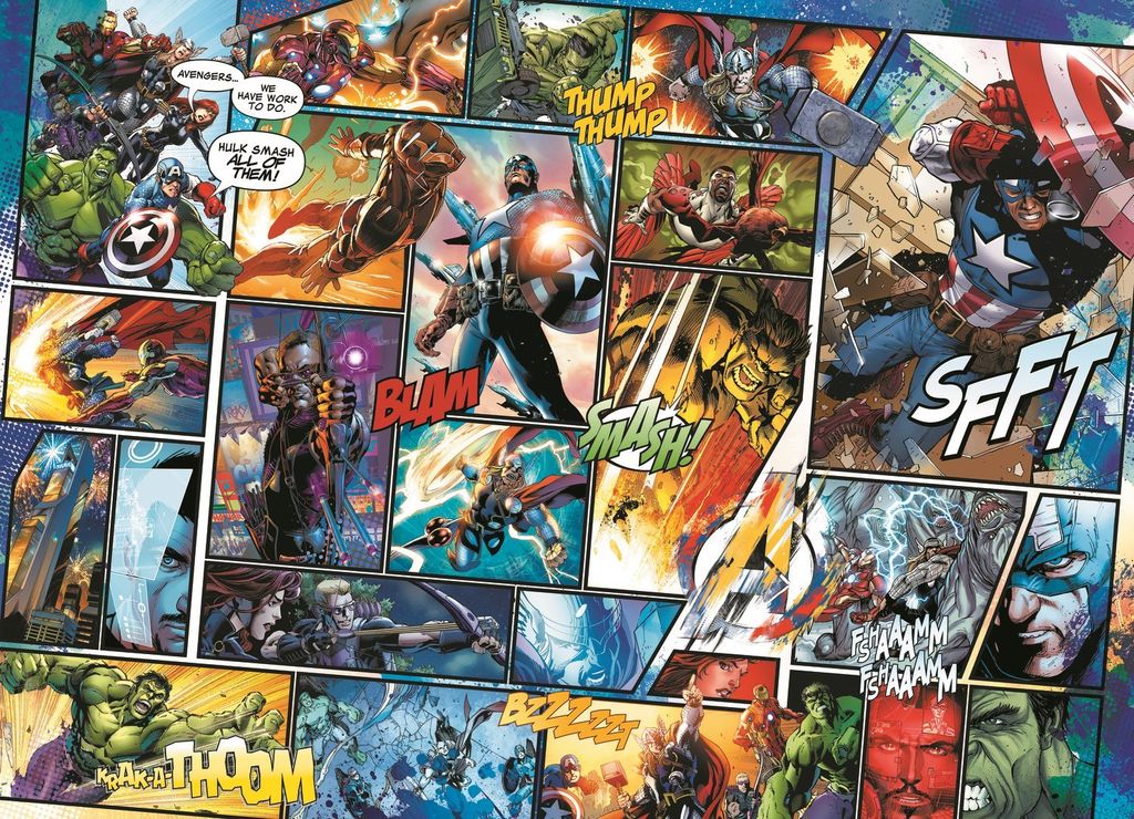 TR20165 - Holz Puzzle (1000 Teile) - Avengers
