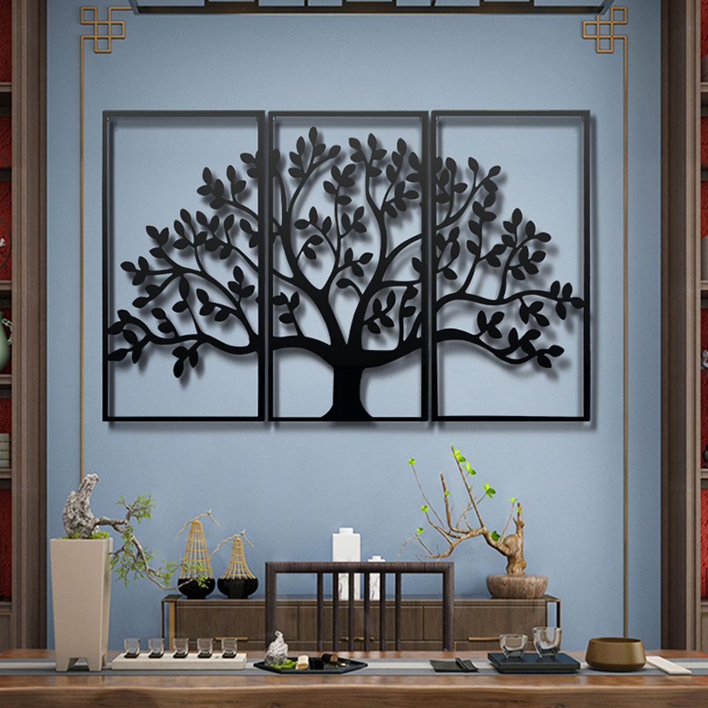 Wandskulpturen, Wanddekoobjekt, 3er Set Wandskulptur aus Produktbild 5