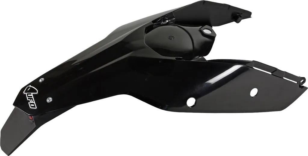 Cache Arrière UFO Noir Haute Résistance pour KTM EXC 125-450 2008-2011