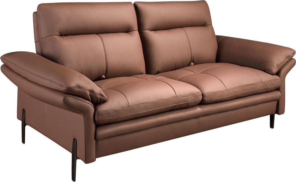 Angel Cerdá 2-Sitzer-Sofa aus braunem Leder 6242