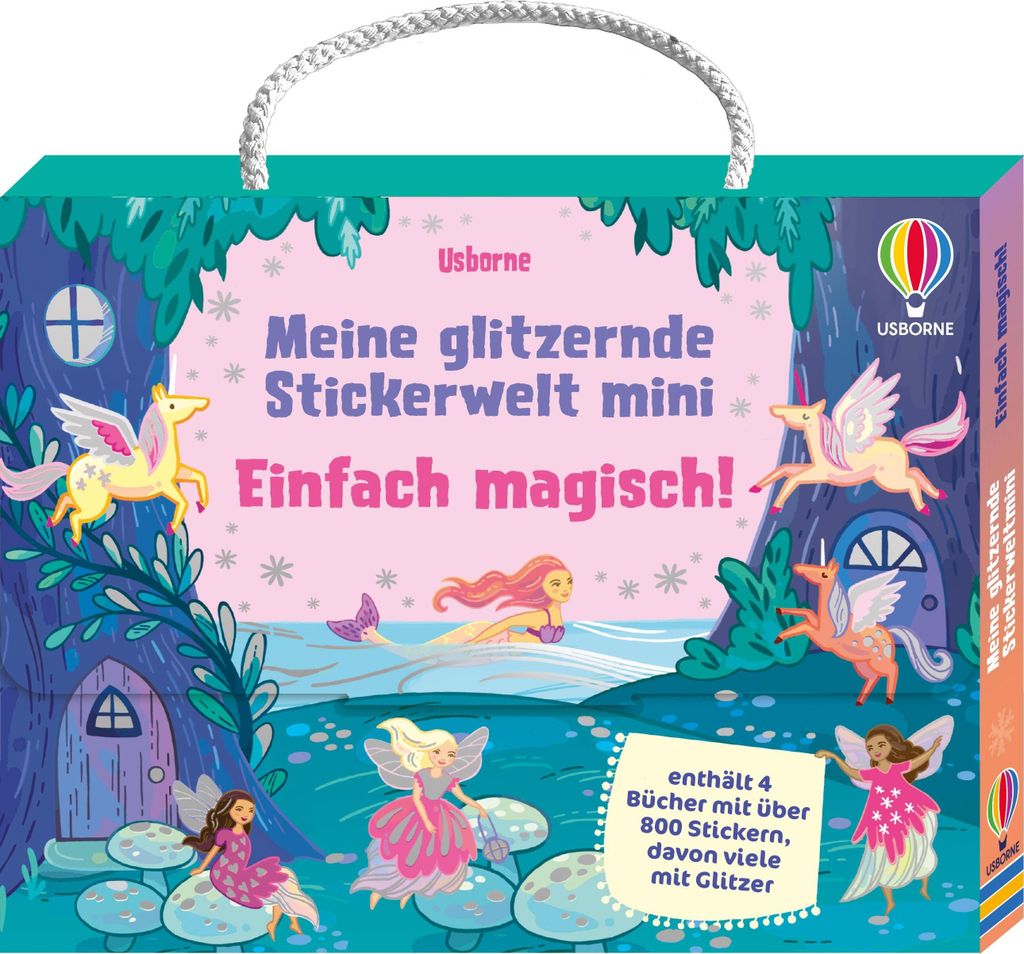 Meine glitzernde Stickerwelt - mini: Einfach magisch!