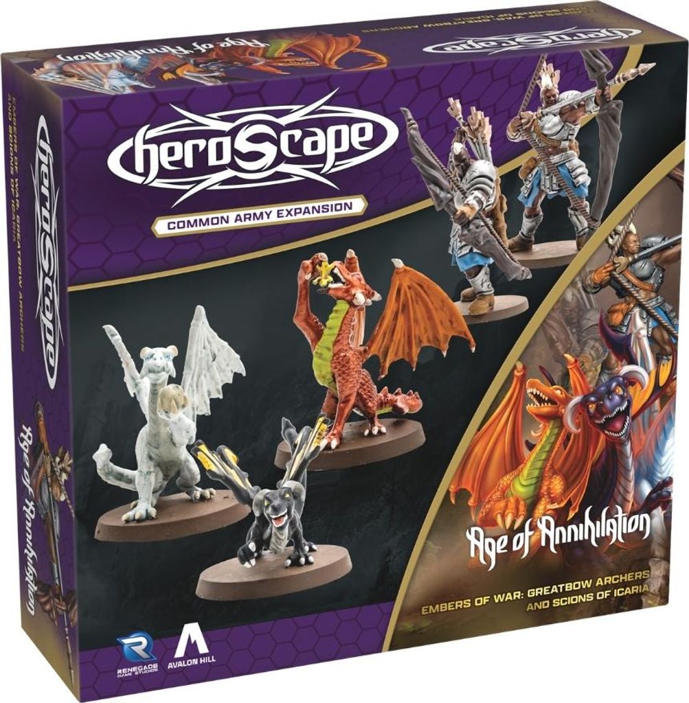 Heroscape: Age of Annihilation - Archers & Scions of Icaria - Army Expansion - Miniaturenspiel Erweiterung - ENG Edition