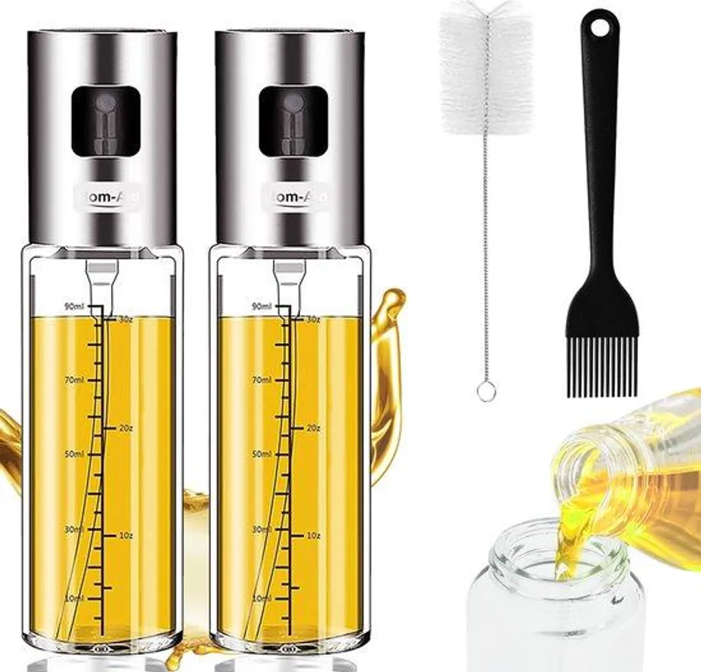Bouteille en verre à large goulot pour huile et grillades 500ml