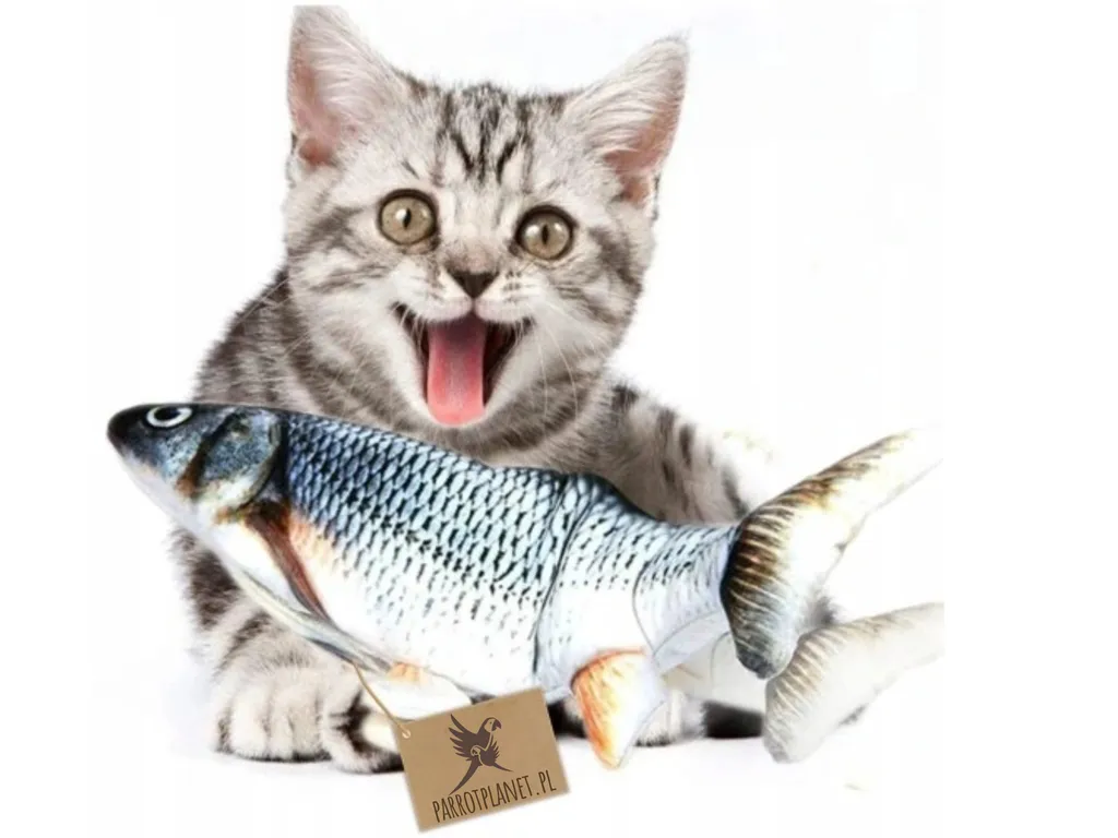 Offerta Pesce Interattivo Gatto e Cane - Ricaricabile USB - 28cm