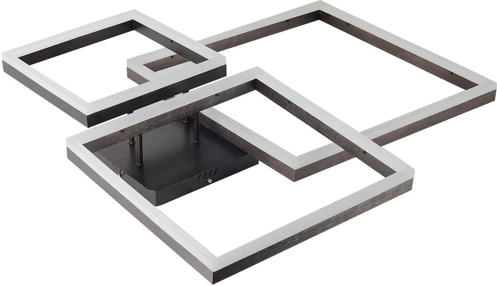 Plafonnier LED Créatif à Intensité Variable - Lustre Moderne 3 Carrés - 9