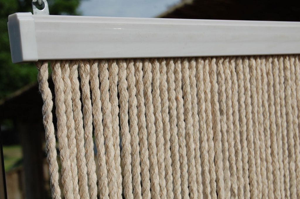 CASA TOULON 3 Seilvorhang creme beige, Maße:100 x 230 cm Produktbild 2