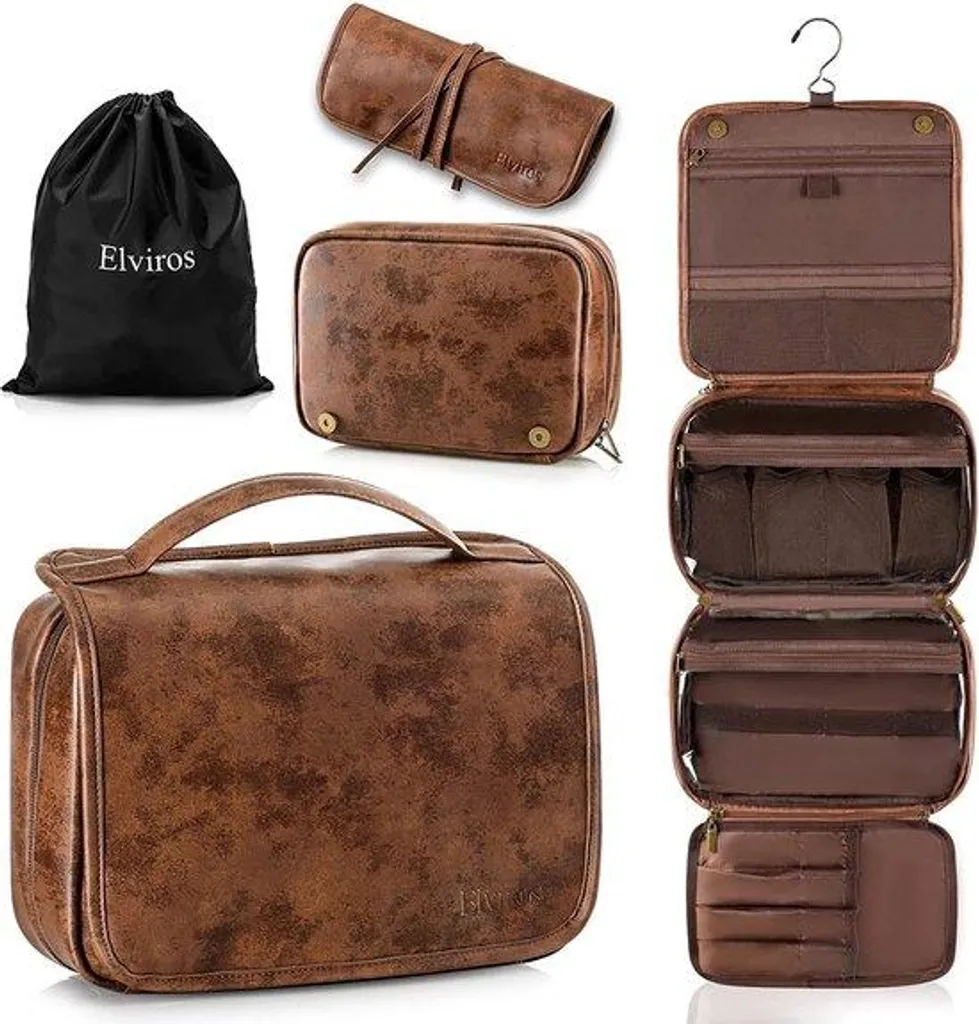 Trousse de toilette pour camping et voyages - Kit de voyage tout-en-un