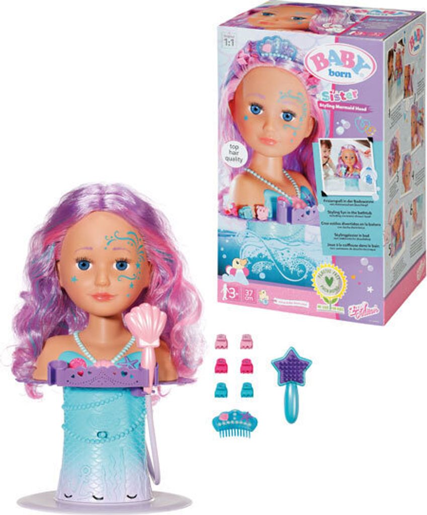 Zapf BB MEERJUNGF.STYLING HEAD HEAD Produktbild 4