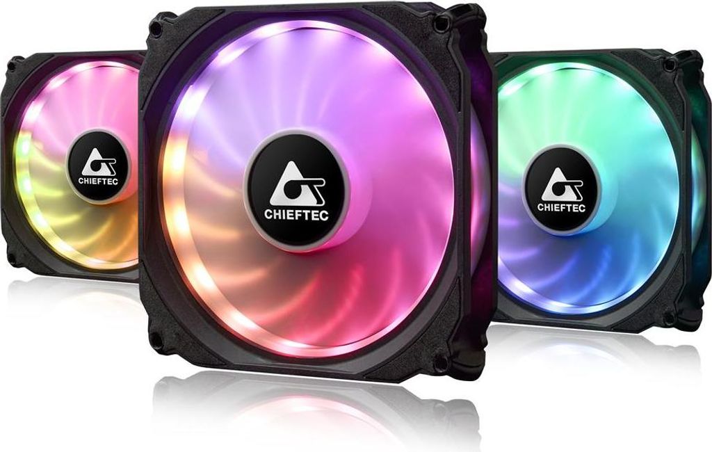CHIEFTEC CF-3012-RGB Ventola Chieftec 120mm TORNADO Immagine del prodotto 