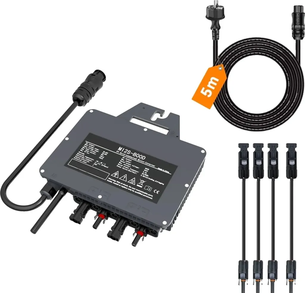 Micro-onduleur 800W IP67 : stoppez les pertes d'énergie de vos panneaux