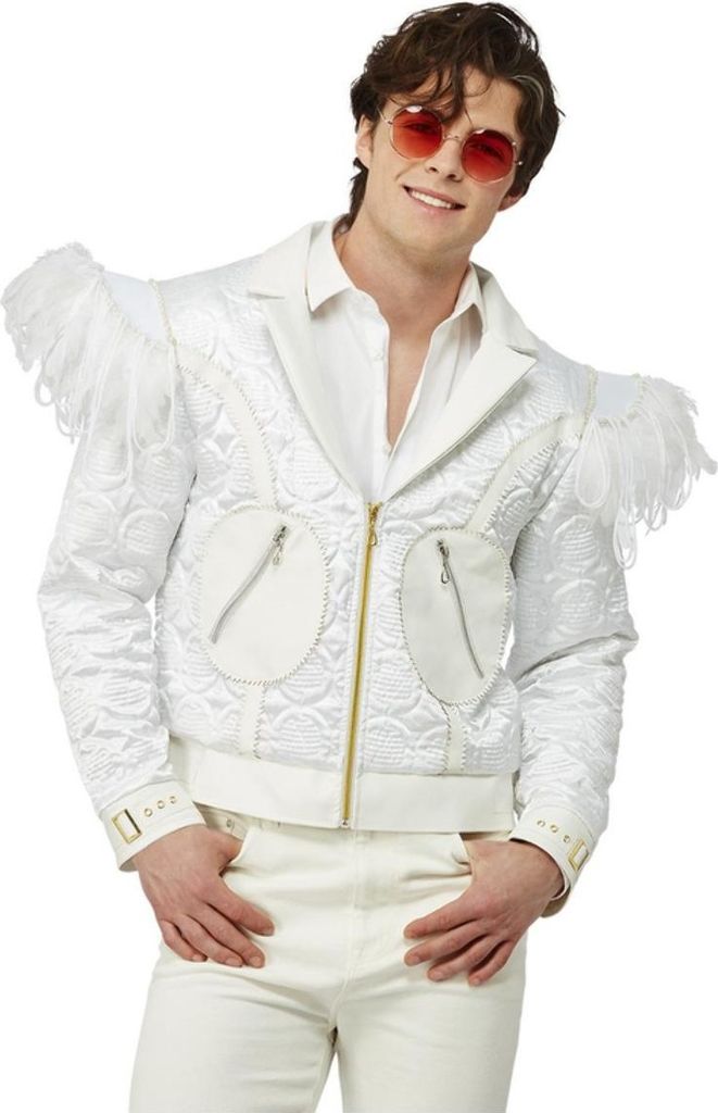 Elton John - Blazer für Herren SM2690 (M) (Weiß) Produktbild 