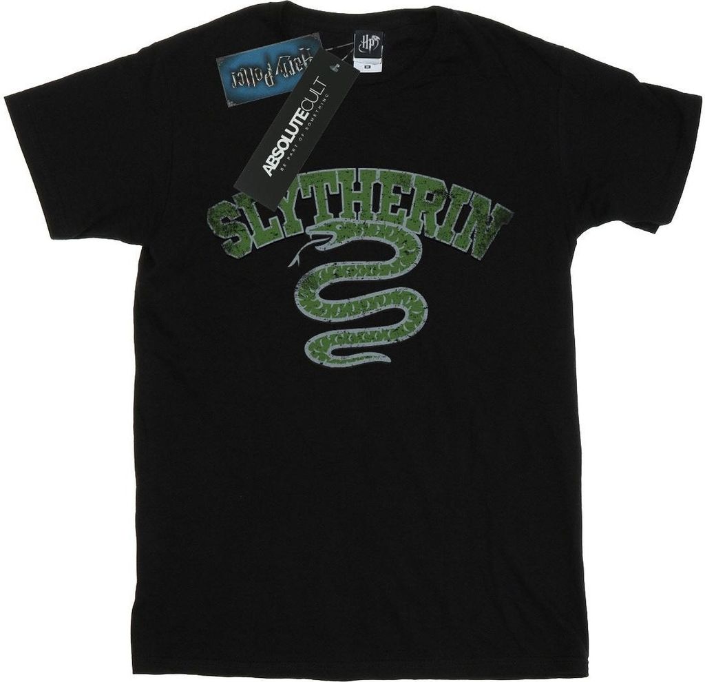 Harry Potter - "Slytherin" T-Shirt für Jungen BI47945 (116) (Schwarz)