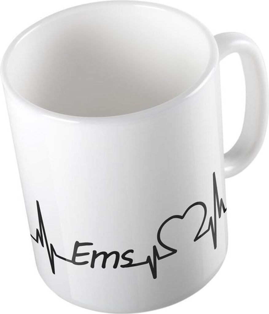 Huuraa Kaffeetasse Ems Geschenk Tasse Weiß 330ml Ems Präsent