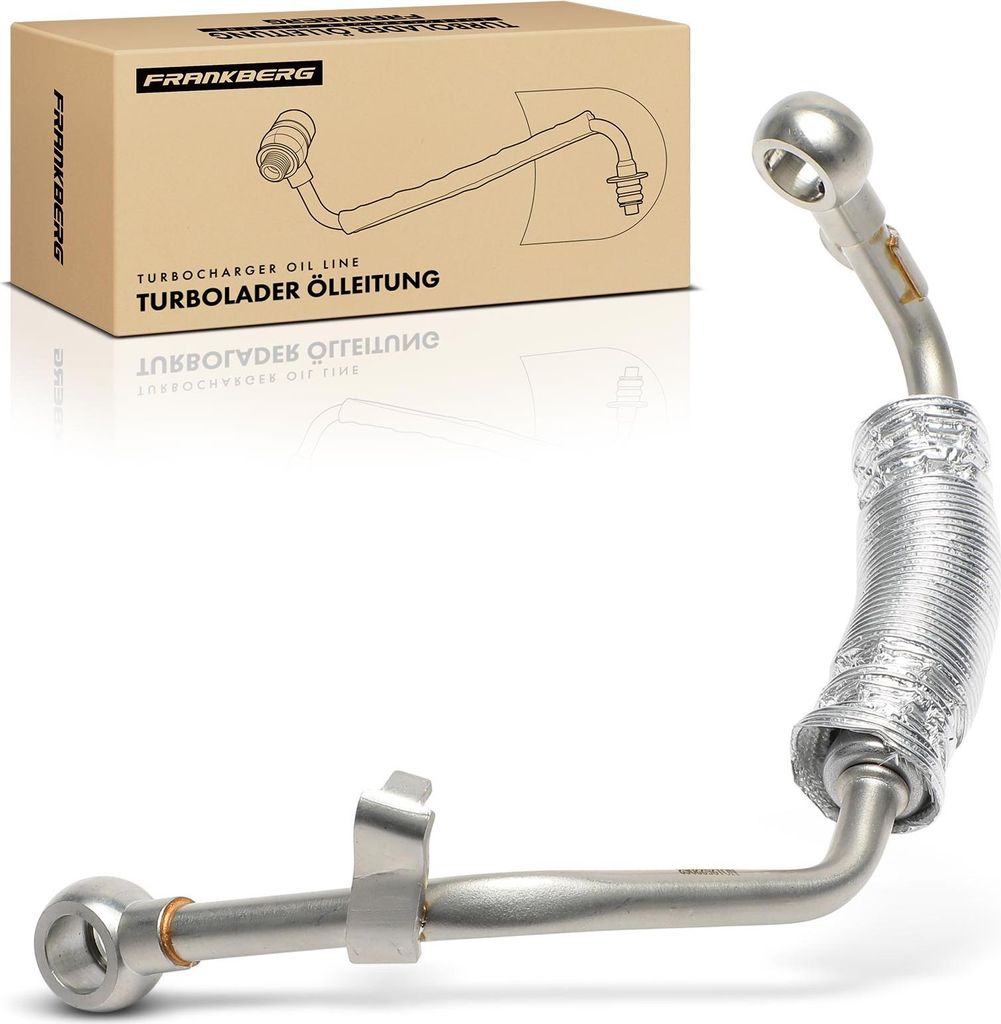 Frankberg 1x Ölleitung Turbolader für VW Golf 5 6 Passat Audi A3 Q3 Seat Altea Skoda Octavia