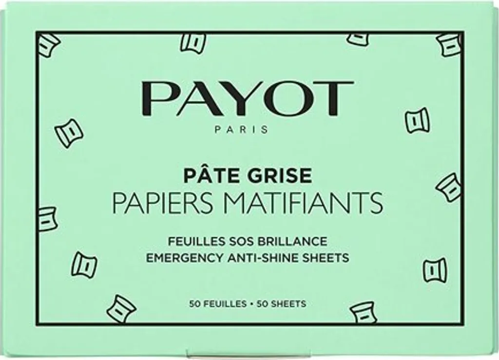 Papier Matifiant Visage Payot Pâte Grise pour absorber l'excès de sébum