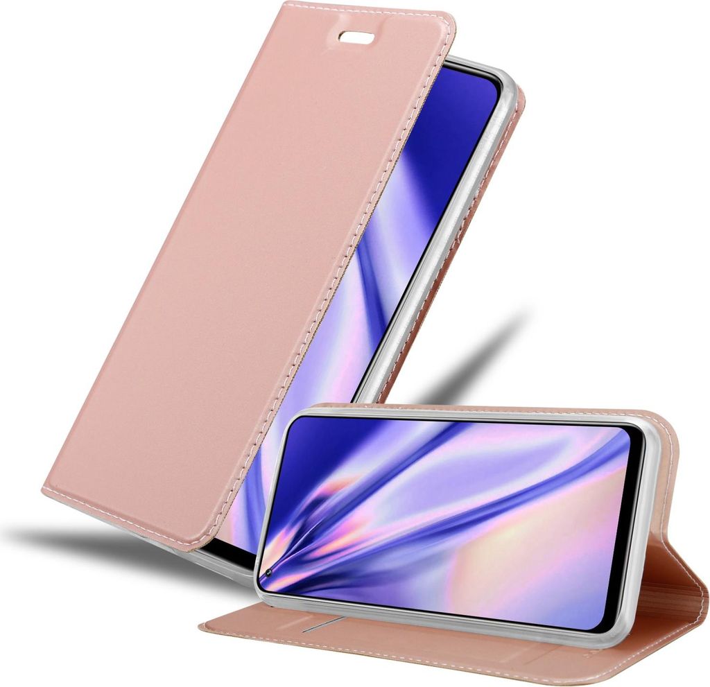 Cadorabo Handyhülle für Realme 8 4G / 8 PRO Schutz Hülle in Rosa Cover Etui Book Case Booklet