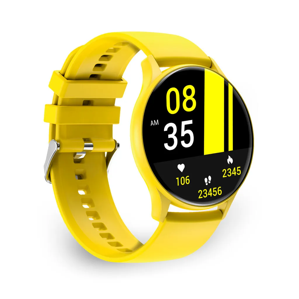 Ne manquez plus aucun appel avec la Smartwatch KSIX Core AMOLED Jaune