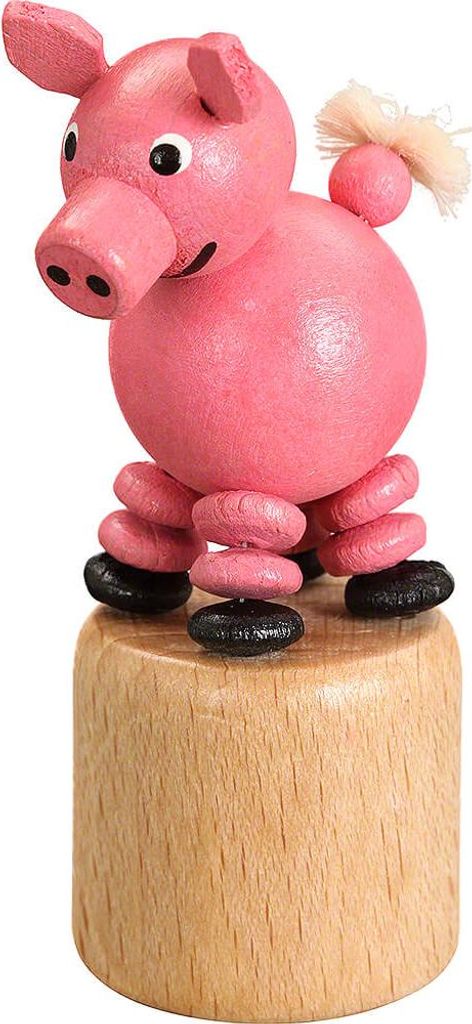 Wackeltier Schwein (8cm) von Jan Stephani