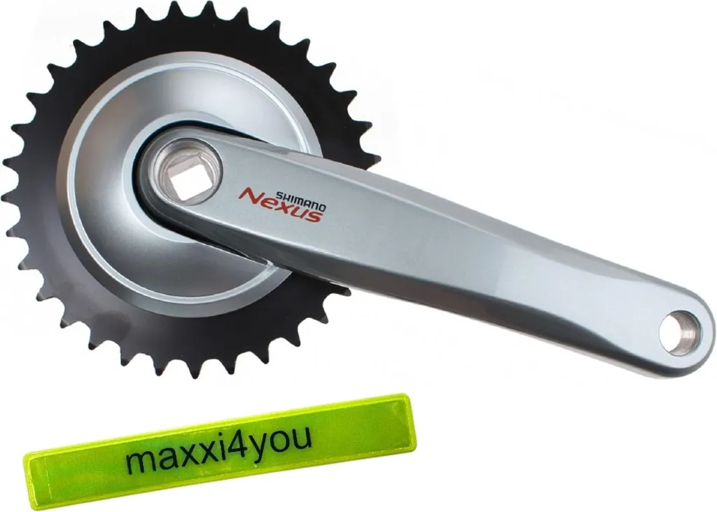 Pédalier Shimano Nexus FC-C6000 33 dents argent avec bande maxxi4you