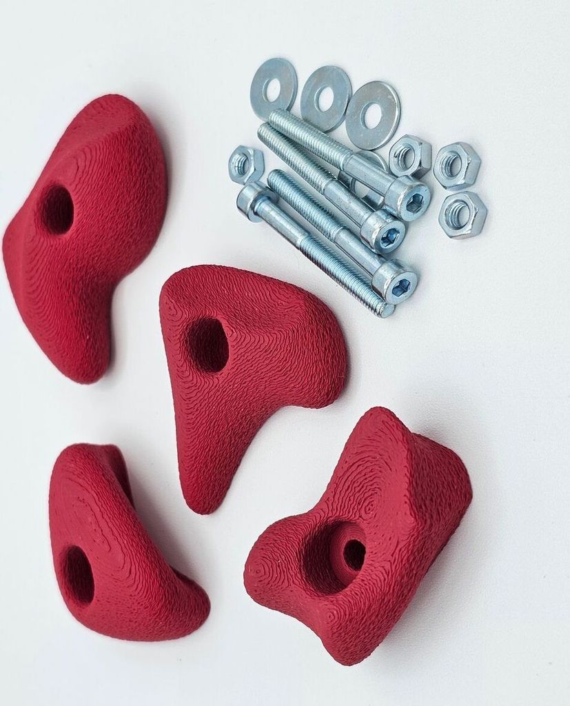 Knobs Türgriff / Schrankknauf in Klettergriffform (4er-Set)