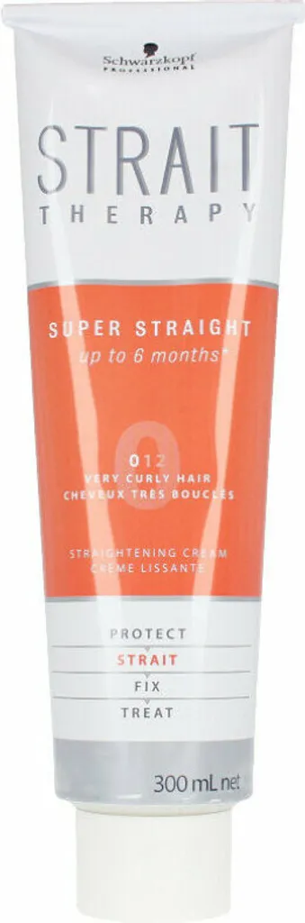 Lissage Permanent Professionnel Crème Strait Therapy 300ml de Coiffeur