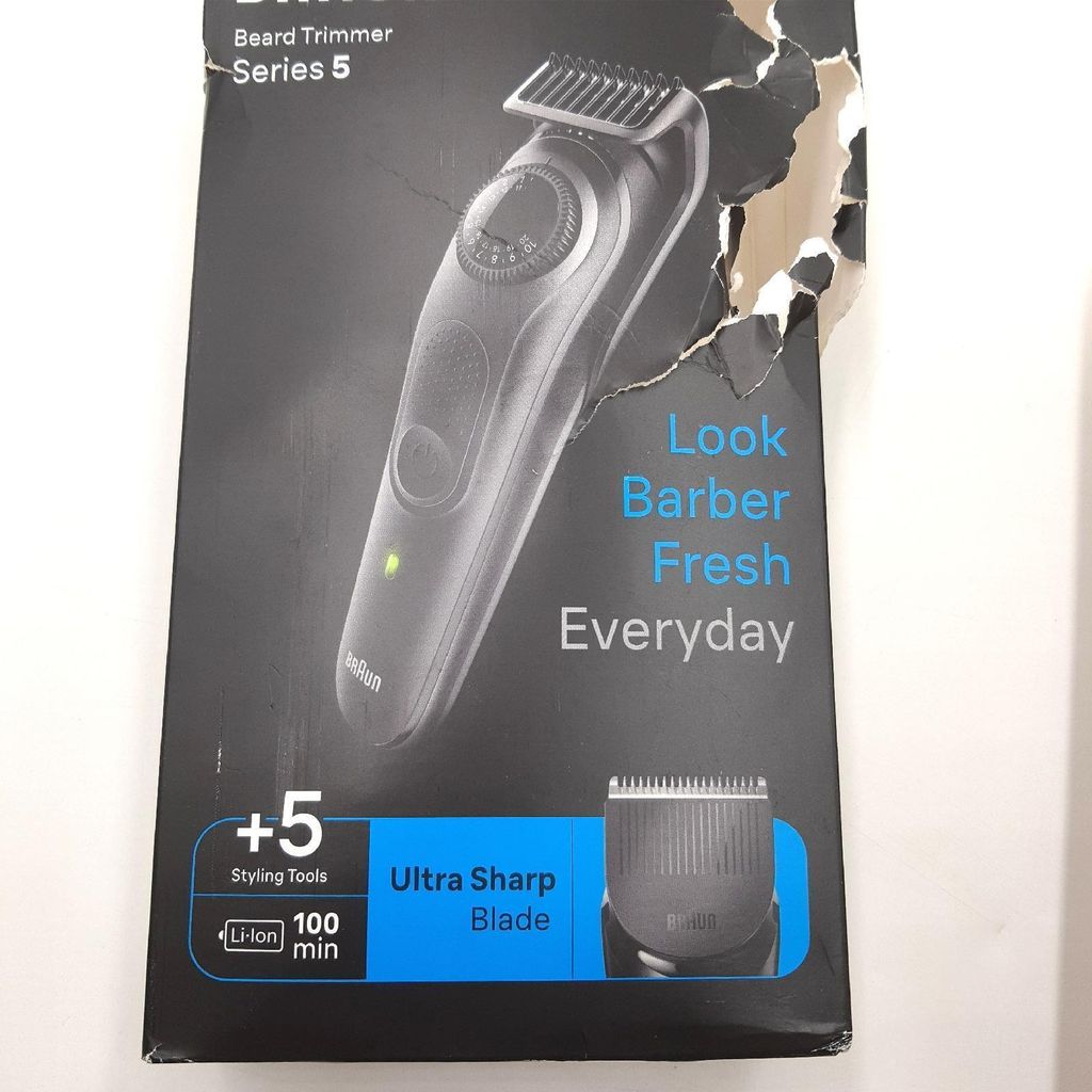 Braun BeardTrimmer 5 BT5430, Akku, Schwarz Produktbild 