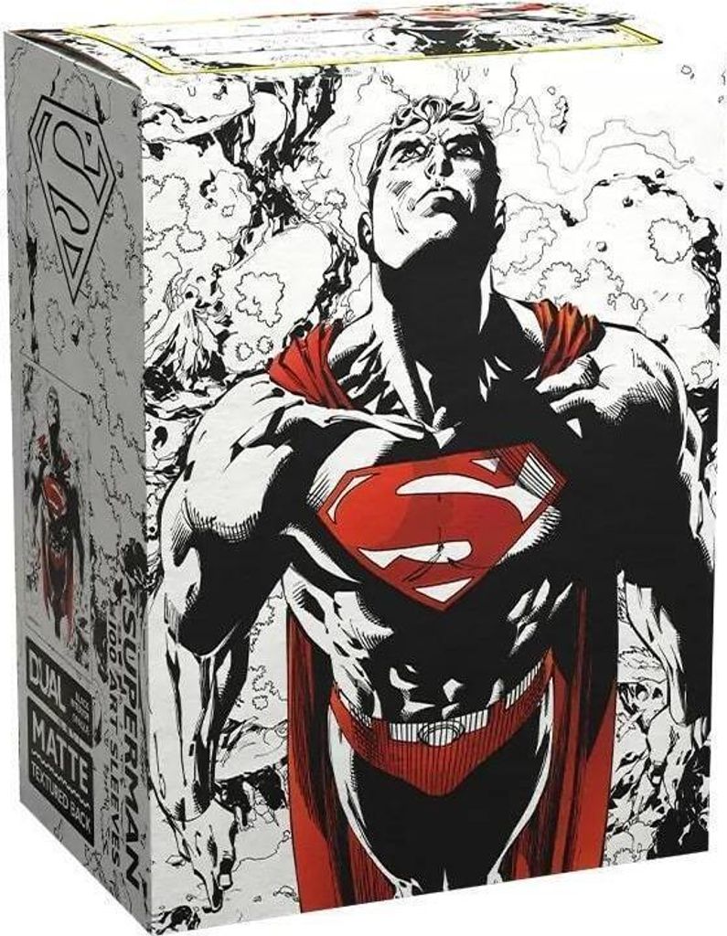 Dragon Shield - Dual Art Matte Sleeves - Superman (red/white) (100)