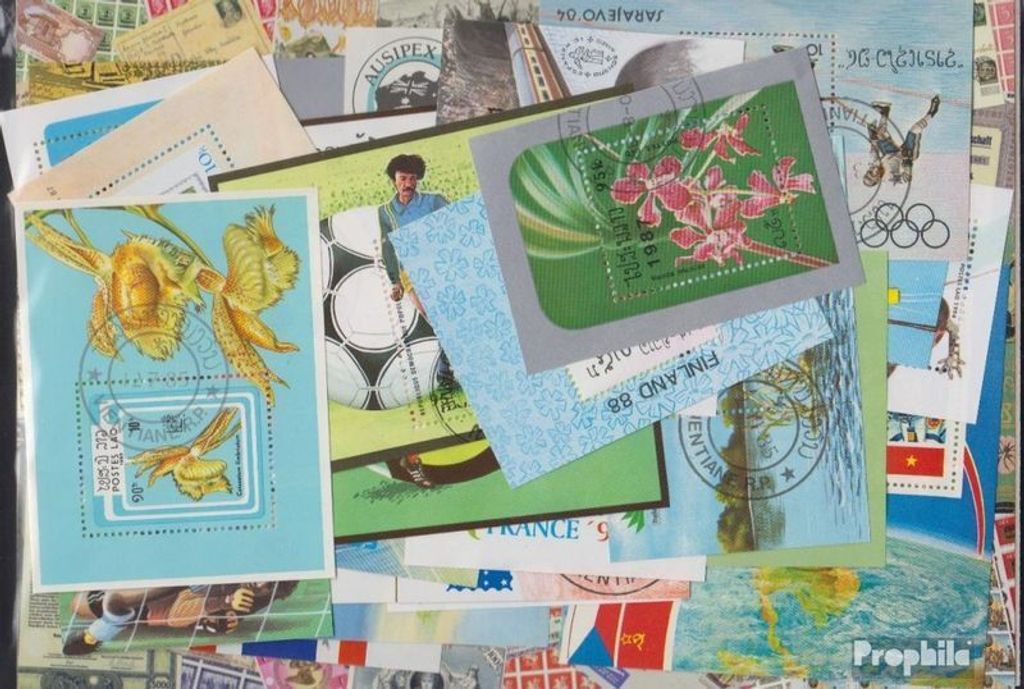 Briefmarken Laos 25 verschiedene Blöcke und Kleinbögen