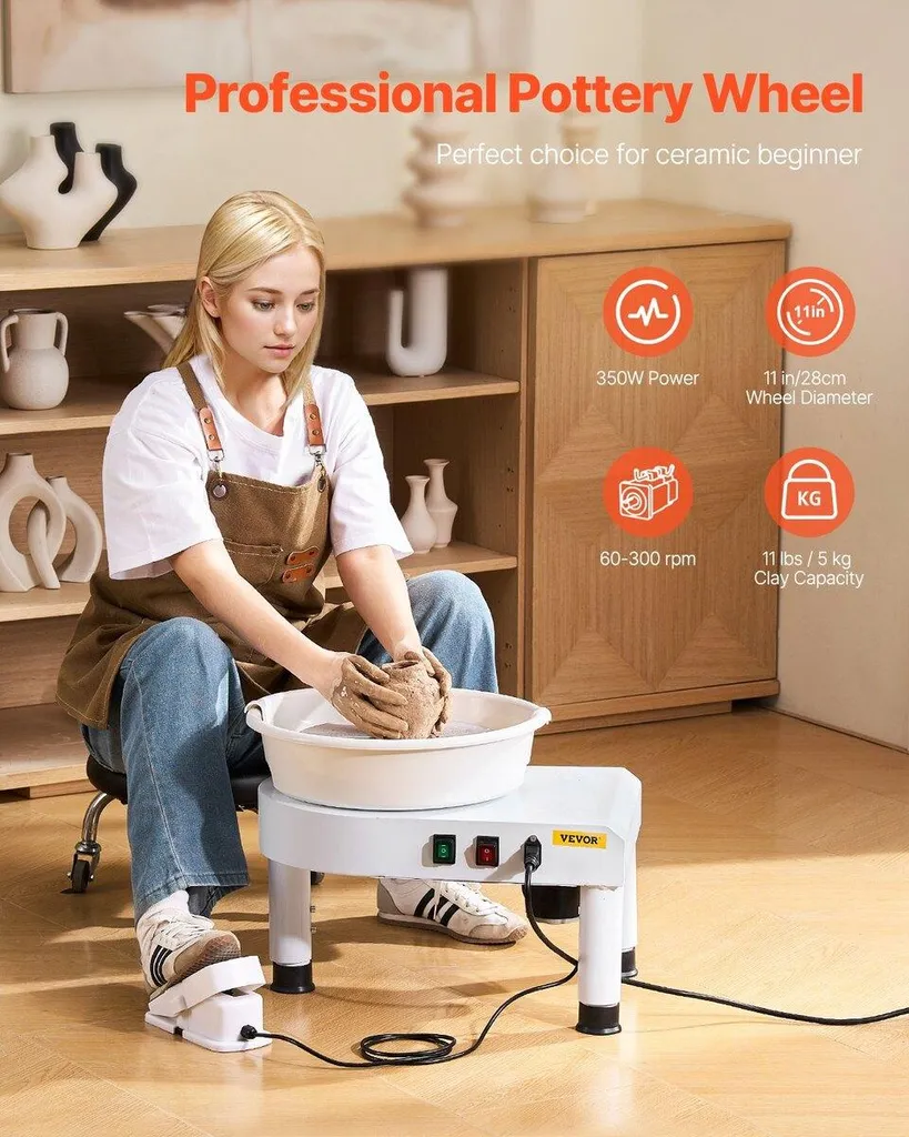 Machine à former la céramique 28cm avec kit complet accessoires