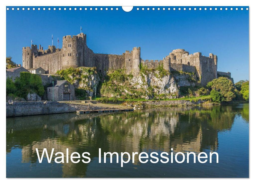 Wales Impressionen (Wandkalender 2027 DIN A3 quer), CALVENDO Monatskalender