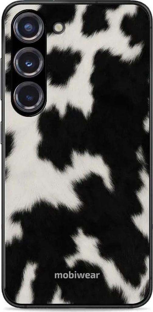 Handyhülle für Galaxy S23, Mobiwear Glossy Case, Kuhfell-Optik