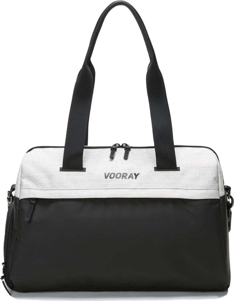Vooray Trainer Duffel - 42 cm./ 25L Sporttasche mit Schuhfach und trockenes Fach (Heather Gray)