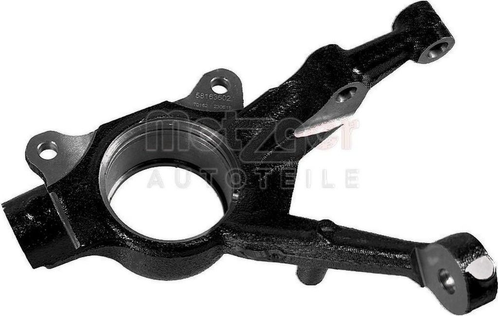 METZGER 58163602 Achsschenkel Radaufhängung Lenkung für FIAT Seicento / 600 Schrägheck (187) Vorne Rechts
