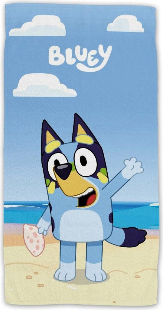 Bluey ragazzi Xl telo mare telo doccia telo bagno 70x140cm Immagine del prodotto 