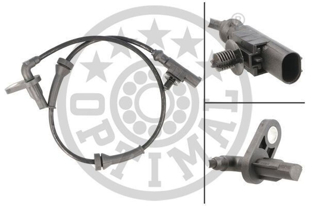 OPTIMAL ABS Sensor Raddrehzahl Hinten Rechts für NISSAN MICRA III (K12) 06-S266