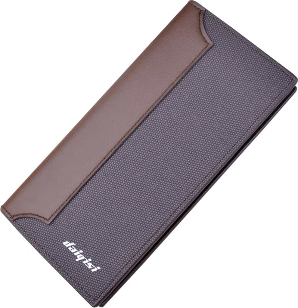 Daiqisi Berton Herren Geldbörse Dunkelbraun - Elegantes Design & Funktionalität KP35461