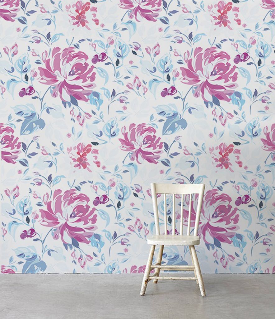 Coloray Fototapete 312x219 cm Latextapete Magicstick - Blumenwiesenblumenblumen