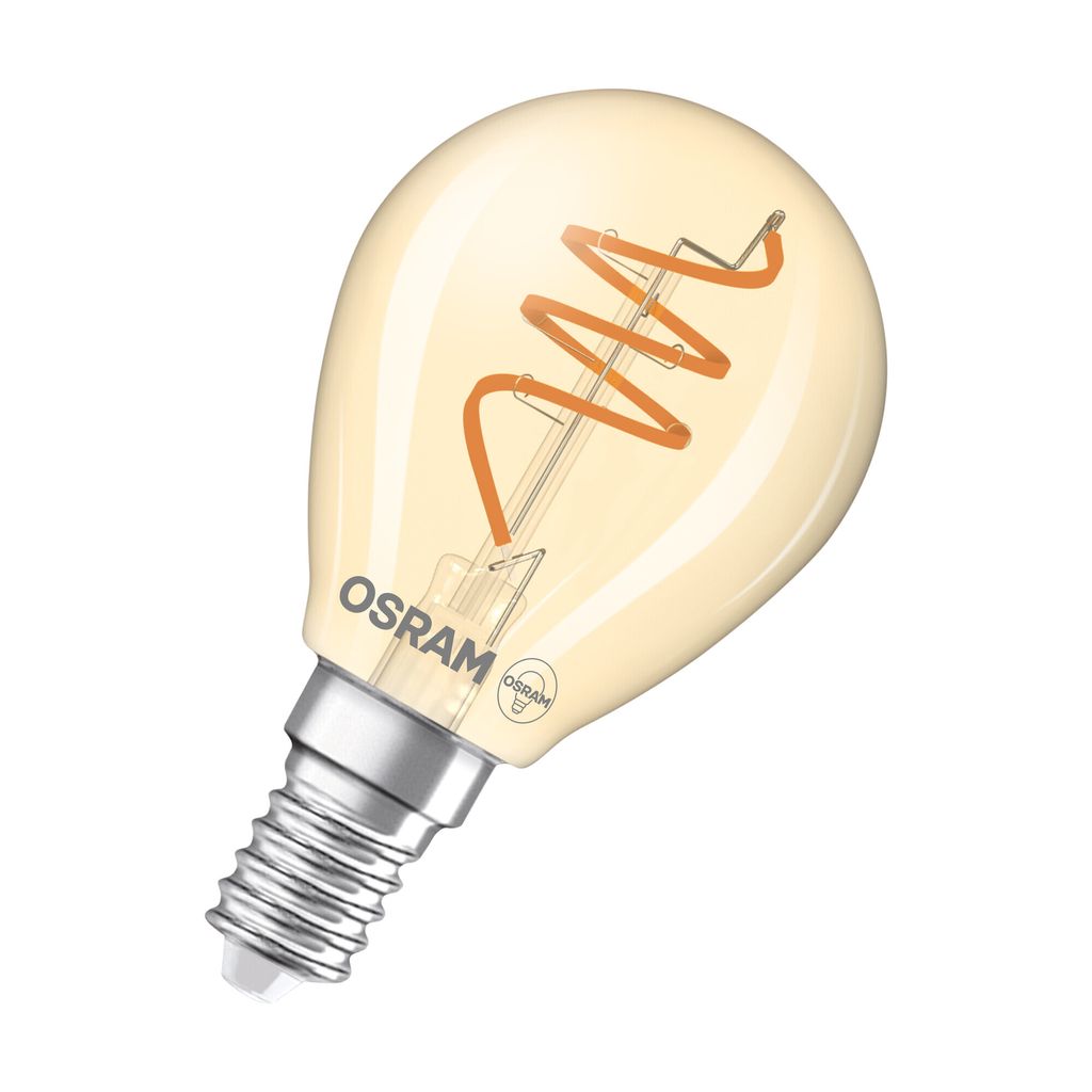 OSRAM LED Lampe Vintage 1906 CLASSIC A,B,P SLIM Filament 4.9W 922 Gold E14 Dimmbar Warmweiss 4058075836761