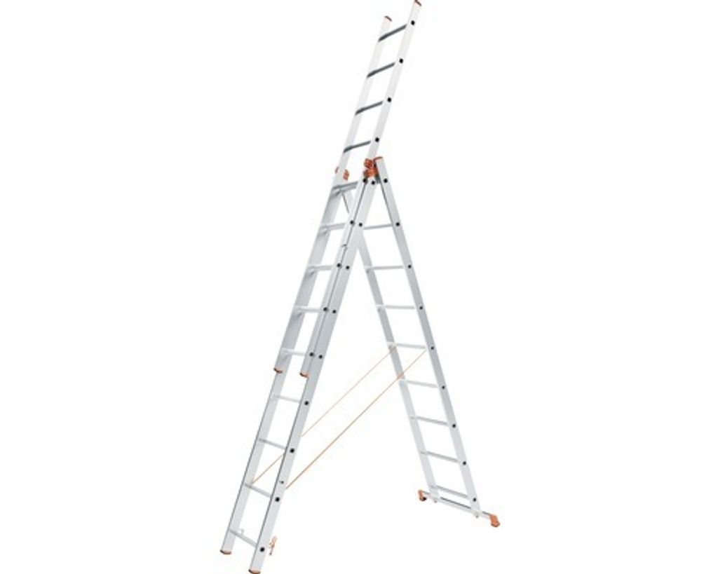 Hliníkový žebřík ALVE Helper 3 x 9 příček typ 6609 Obrázek produktu 