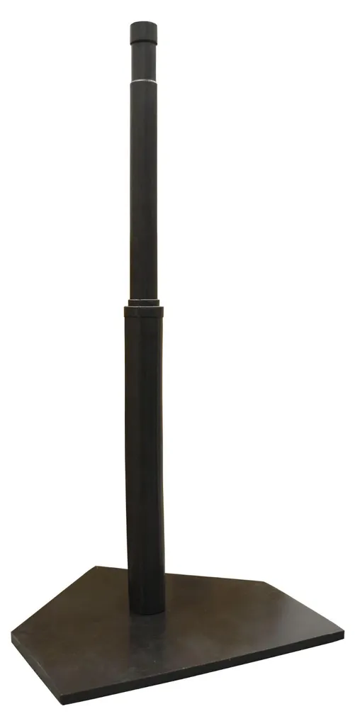 Support de frappe Pre-Sport Batting Tee ajustable en caoutchouc noir