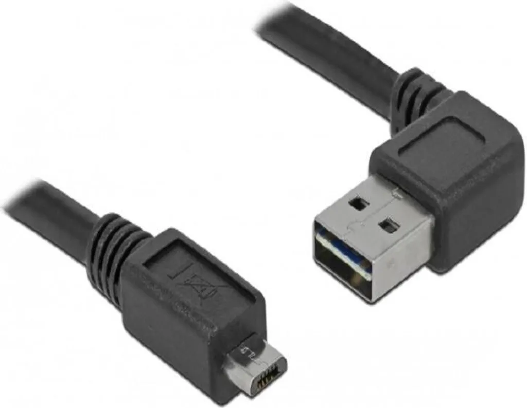 Câble de données réversible EASY-USB 2.0 Type-A vers Type-B coudé 2m - 2