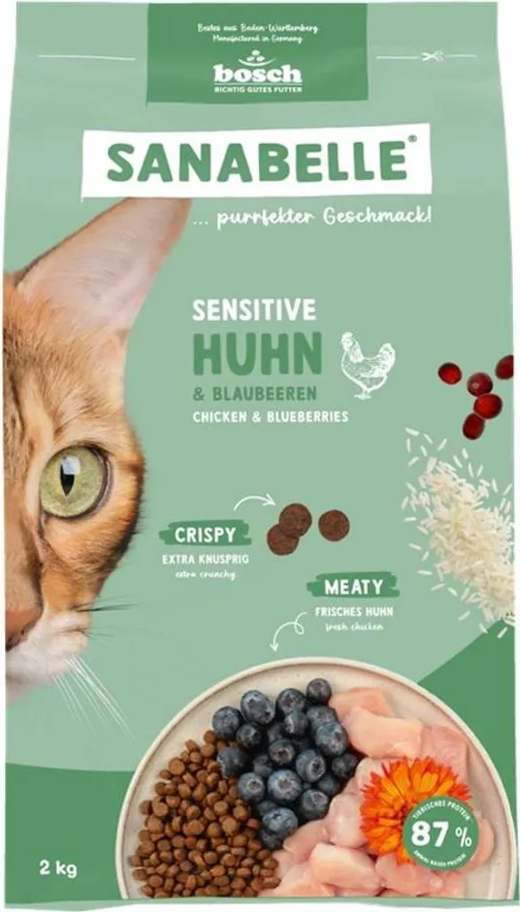 Sanabelle Sensitive Huhn 2kg: Addio Problemi di Digestione Micio!